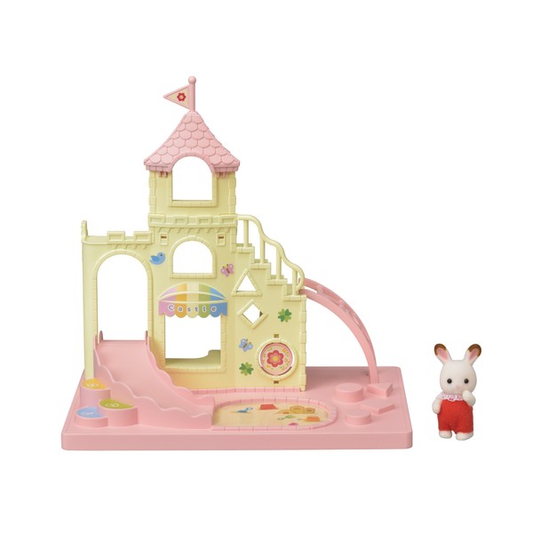 Calico Critters Baby Castle Playground, Toy Bunny Gift for Easter Basket
