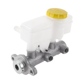 TUCKBOLD Brake Master Cylinder Reservoir No.46010JR80A for Nissan Frontier 2006-2012 Hydraulic Master Cylinder Silver Tone,White Aluminum Alloy 1 Pc