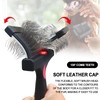 Dual Flexible Slicker Brush for Dogs&Cats Double-Sided Dog Brush