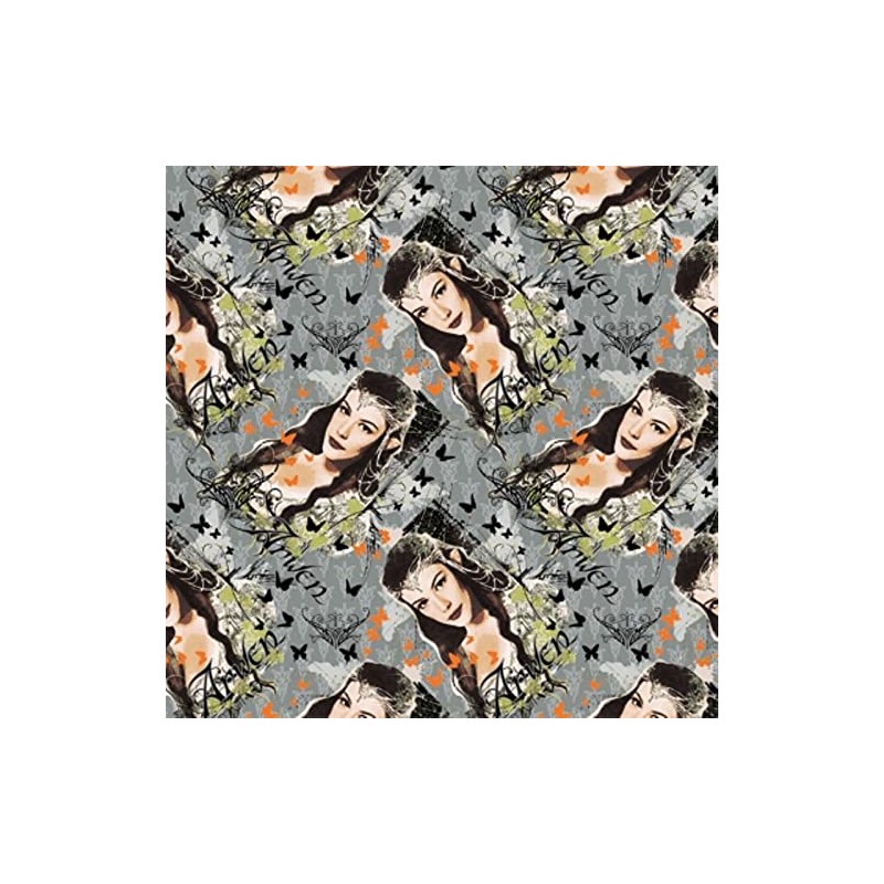 Camelot Fabrics Lord of The Rings 23220202 2 Grey Arwen