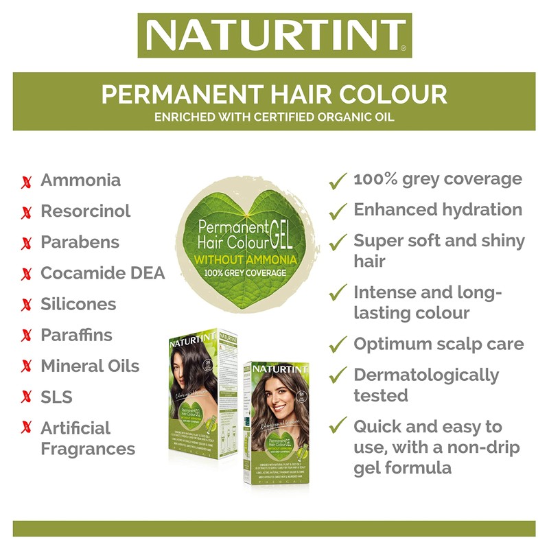 NATURTINT Naturtint, Permanent Hair Colour Blond 170 ml, 8G Sandy