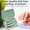Professional Nail Clippers Kit 11pc with Nail File, Toe Separators,