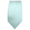 TigerTie Slim Satin Tie in Solid Colour in Various Colours