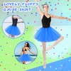 WLLHYF Tutu Skirt 3-Layer Tulle Sequins Star Ballet Dance Skirts