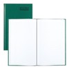 NATIONAL Emerald Series Record Book, Green Canvas Cover, 300 Pages,