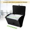 File Organiser A4, Document Folder 26 Compartments Large Capacity Expandable