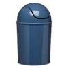 Umbra Blue Mini Waste Can 5L with Swing Lid, Mist,