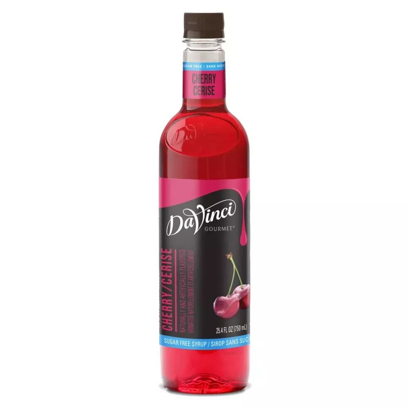 DaVinci Gourmet Sugar Free Cherry Syrup 750 mL 25.4 FL