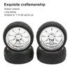 4PCS RC Car Tires,1/10 RC Wheels Strong Cushioning RC Tires
