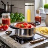 Home Basics Retro Kitchen Canisters For Countertop (3 Piece Set)