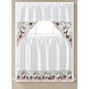 YHSF Kitchen Curtain Set 3-Piece – Elegant Tier Curtains with