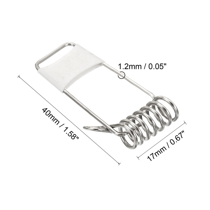 PATIKIL 40x17mm Downlight Spring Clips, 20 Pack Emitting Diode Recessed