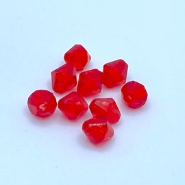 Shop Azalea Acrylic Beads Crystal Rhombus Shape 8mm 100pcs Handmade Craft Accessories Parts (Sham)