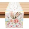 Easter Table Runner,Spring Plaid Table Runner 13x72Inch Kitchen Farmhouse Home
