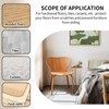 Pack of 20 Square Rubber Feet, Screwable, 30 x 30
