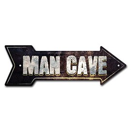 MightySkins Peel and Stick Art Removable Man Cave Decal Decor 24" Directional Sticker Vinyl Wall Decals