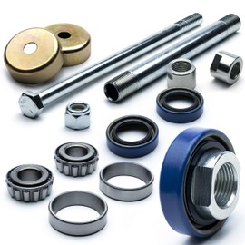 HD Switch Upgraded Bearing Rebuild Kit w/Threaded Axle for eXmark Toro fits 103-3785 103-5189 103-5362 117-0362 127-9535 Front Caster Wheels Spanner Bushing, Bolt, Nut, Shield Covers & Seals