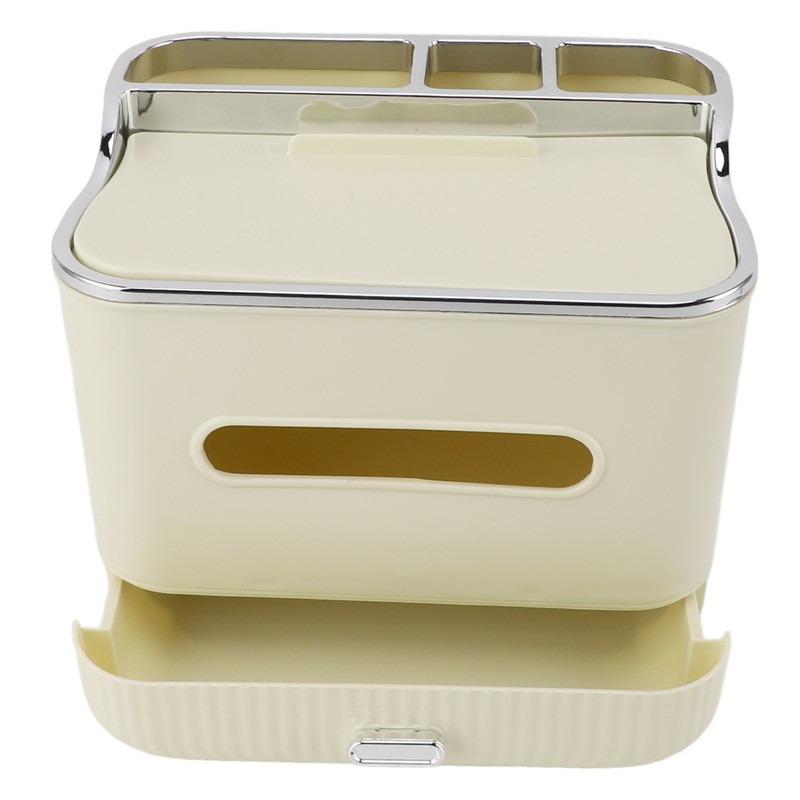 Tissue Box Organizer Multifunctional PP Plastic Space Saving Portable for