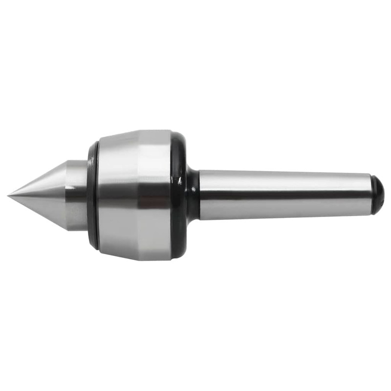 vidaXL MT2 Revolving Live Center - High Precision Durable Steel
