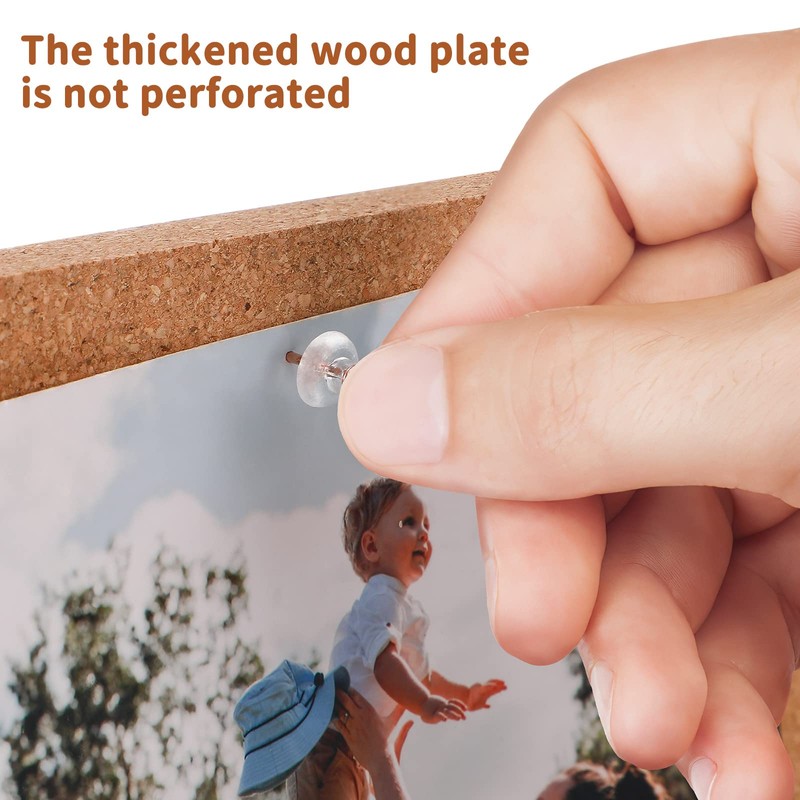 Artibetter Cork Board Bulletin Board with Stand Tabletop Bulletin Board