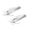 Gatuida 2pcs Stainless Steel Kitchen Pliers Set Flat and Tweezers