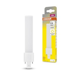 OSRAM DULUX S9 LED Bulb for G23 Socket, 4 Watt, 500 Lumens, Warm White (3000 K), Replacement for Conventional 9 W Dulux Bulbs