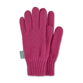 Sterntaler Baby Girls Knitted Finger Gloves Striped Winter Gloves, magenta