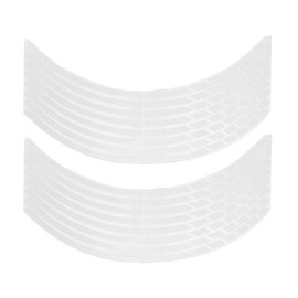 16 Piezas Tiras de Pegatinas de Borde Motocicleta 16-18 Pulgadas Pegatinas Reflectantes de Tira de Rueda Cinta reflectante Rayas adhesivas Pegatinas Reflectantes de Llanta de Bicicleta(azul)