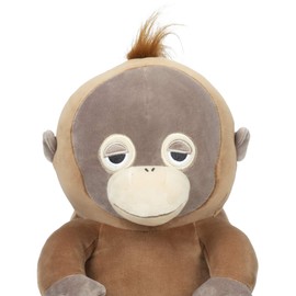 Liv Heart 88258-35 Premium Nemu Nemu Animals Sitting Body Pillow, Utan the Orangutan, Size M (Total Length: Approx. 11.8 inches/30 cm), Fluffy, Plump