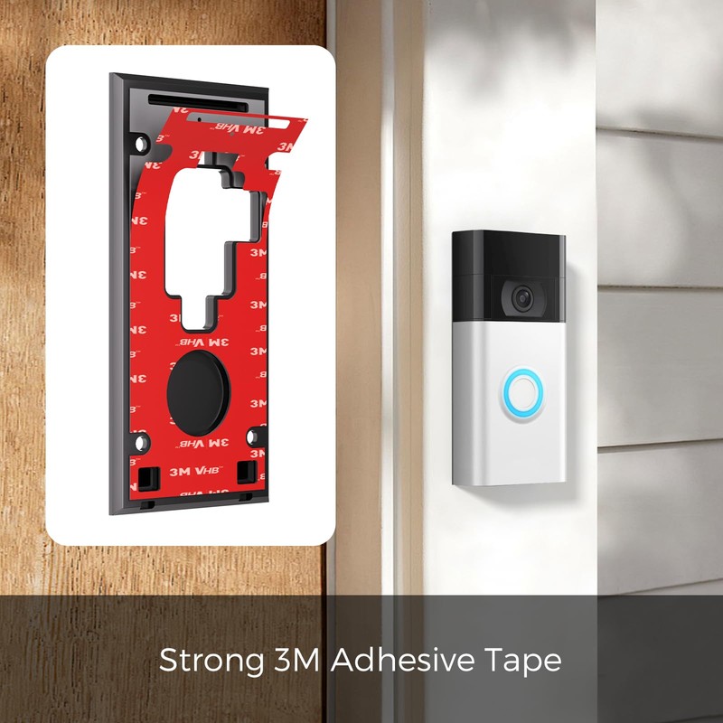 No Drill Ring Doorbell Mount for Ring Battery Doorbell (2020
