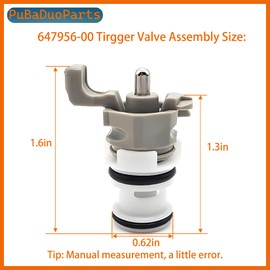 647956-00 - Conjunto de válvula de disparo para cable Dewalt Porter D51822 D51844 N566148 64795600 64762000 FN250C DA250C 647620-00 641011-00