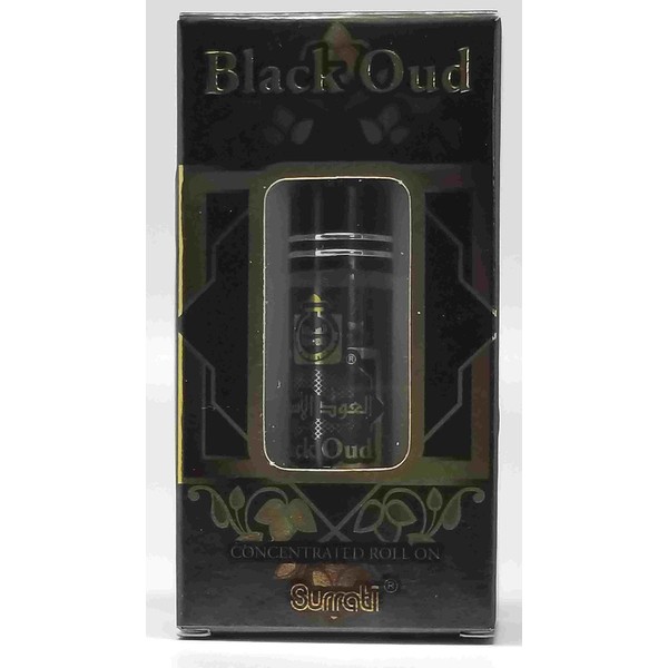 Black Oud - 6ml Roll-on Perfume Oil by Surrati - 3 pack