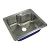 Transolid Mtso252212-1 Kitchen Sink, Stainless Steel