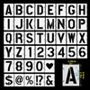 2 Inch Letter and Number Stencils, 42 Pcs Reusable Alphabet