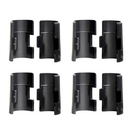 Doshisha IHT-SLV4S Luminous Pole Diameter 0.7 inches (19 mm), Mounting Parts, Sleeve, Black, Set of 4, Diameter 1.0 x 1.4 inches (2.5 x 3.5 cm)