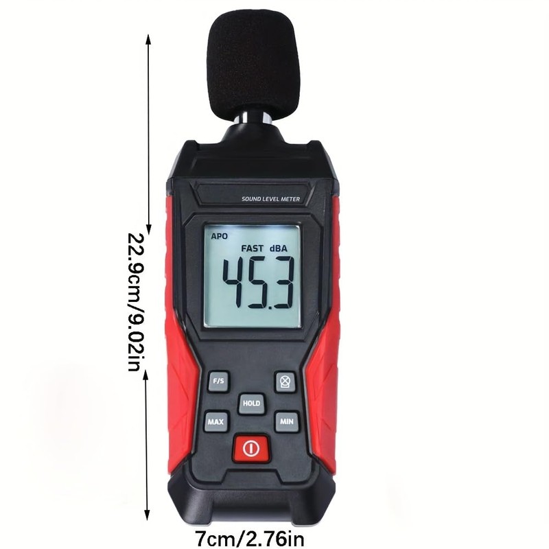 Yiko Sound Level Meter – Digital Portable Volume Meter –