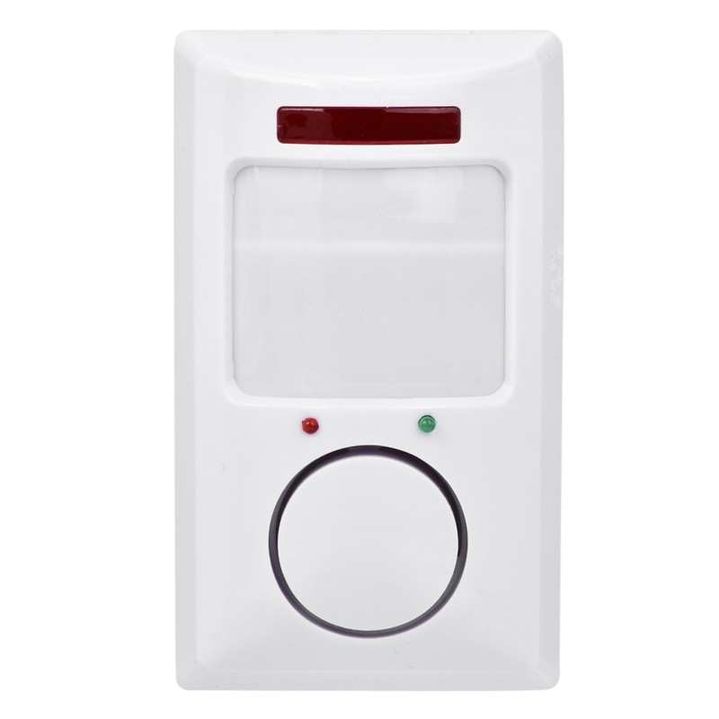 105dB Wireless Alarm System Infrared Motion Sensor Detector Wall Alert
