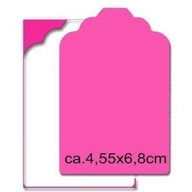 efco Stanzer 3XL Etikett 68x45mm pink 20x10x4cm