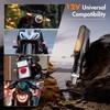 Alopee 4-Pack Sequential LED Motorcycle Turn Signals 12V Flowing IP67