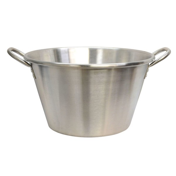 Portable 19" Cazo LARGE Flat 11-1/2" Deep Cooking Pot Pan