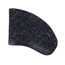 Purrdy Paws 6 Month Supply Soft Nail Caps for Dog Claws Black Holographic Glitter (Jumbo)