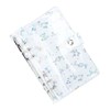 A6 Binder Cover 6 Ring Binder Clear Glitter Bowknot Refillable
