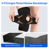 SURFOU Ginocchiera Regolabile con Stabilizzatori Laterali e Cuscinetto Rotuleo –