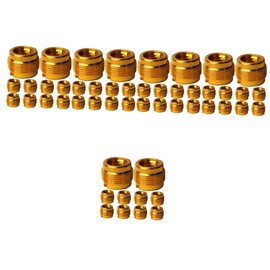 Vaguelly 50pcs Microphone Stand Adapter Female to Male Mic Thread Converter for Mounting Microphones Stands and Cameras and Practical