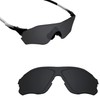 Alphax Stealth Black Polarized Replacement Lenses for Oakley EV Zero