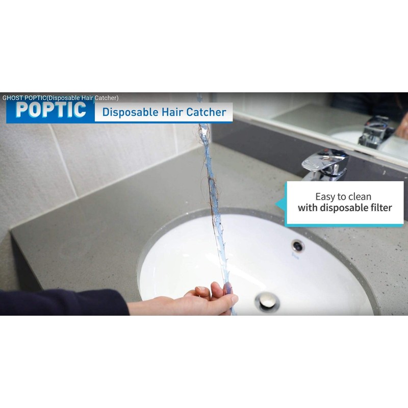 COSRAMY Ghost Drain Hair Collector and Disposable Hair Catcher for