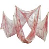 SHATCHI 2Pcs Blood Stained Tablecloth - Gauze-Printed Design for Spine-Tingling