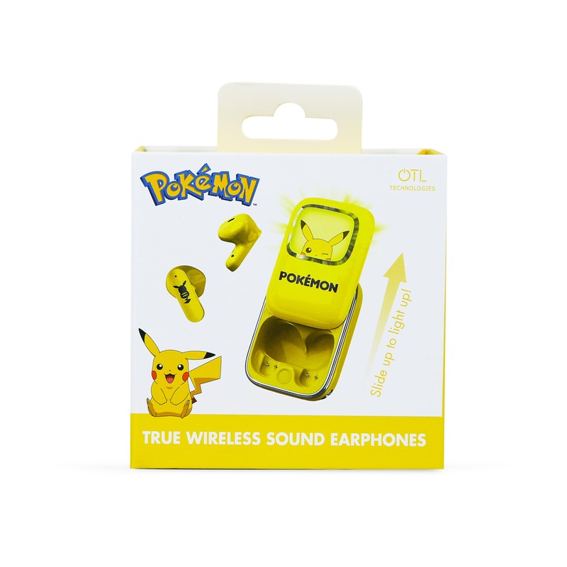 OTL Technologies PK1270 Pokémon Pikachu Slider TWS Earphones with LED