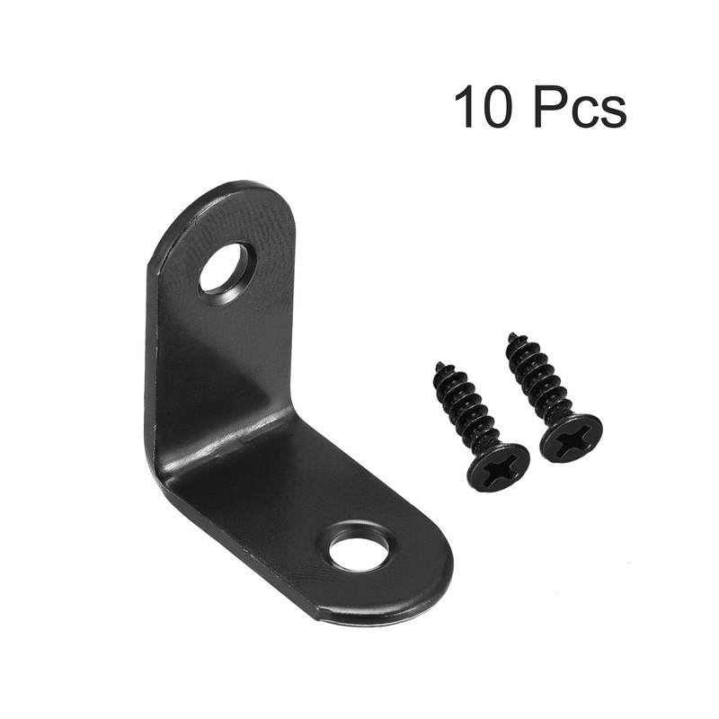 sourcing map Corner Brace Angle Bracket Fastener L Shape 30mmx30mmx16mm