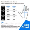 toolant Work Gloves Bulk, 120 Pairs Crinkle Latex Rubber Gloves